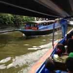 バンコク都民の足　センセープ運河の水上バス